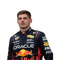Max Verstappen 2023 Red Bull F1 race suit in navy blue with Red Bull and sponsor branding