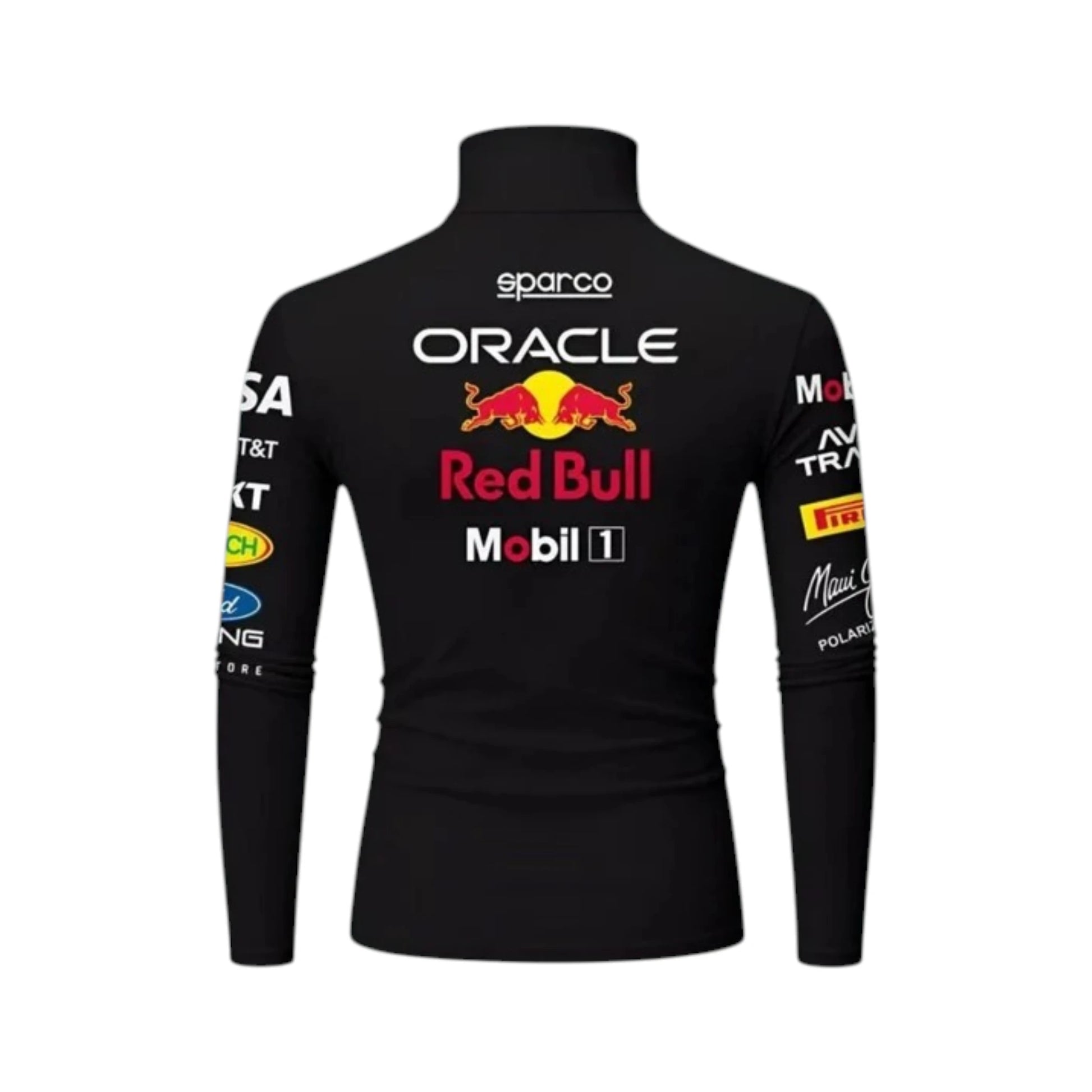 Max Verstappen 2026 Red Bull F1 Undershirt with authentic Oracle Red Bull Racing team logos and performance base layer design