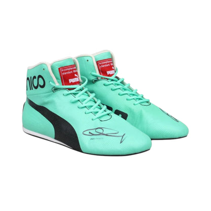 Nico Rosberg 2017 Mercedes-AMG Petronas F1 racing shoes featuring Mercedes-AMG styling and motorsport detailing