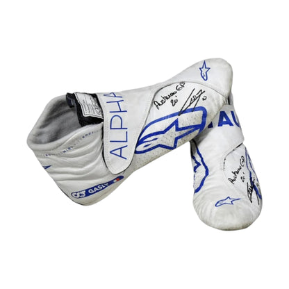 Pierre Gasly 2020 AlphaTauri Austrian GP F1 racing shoes featuring AlphaTauri inspired styling and Austrian Grand Prix detailing