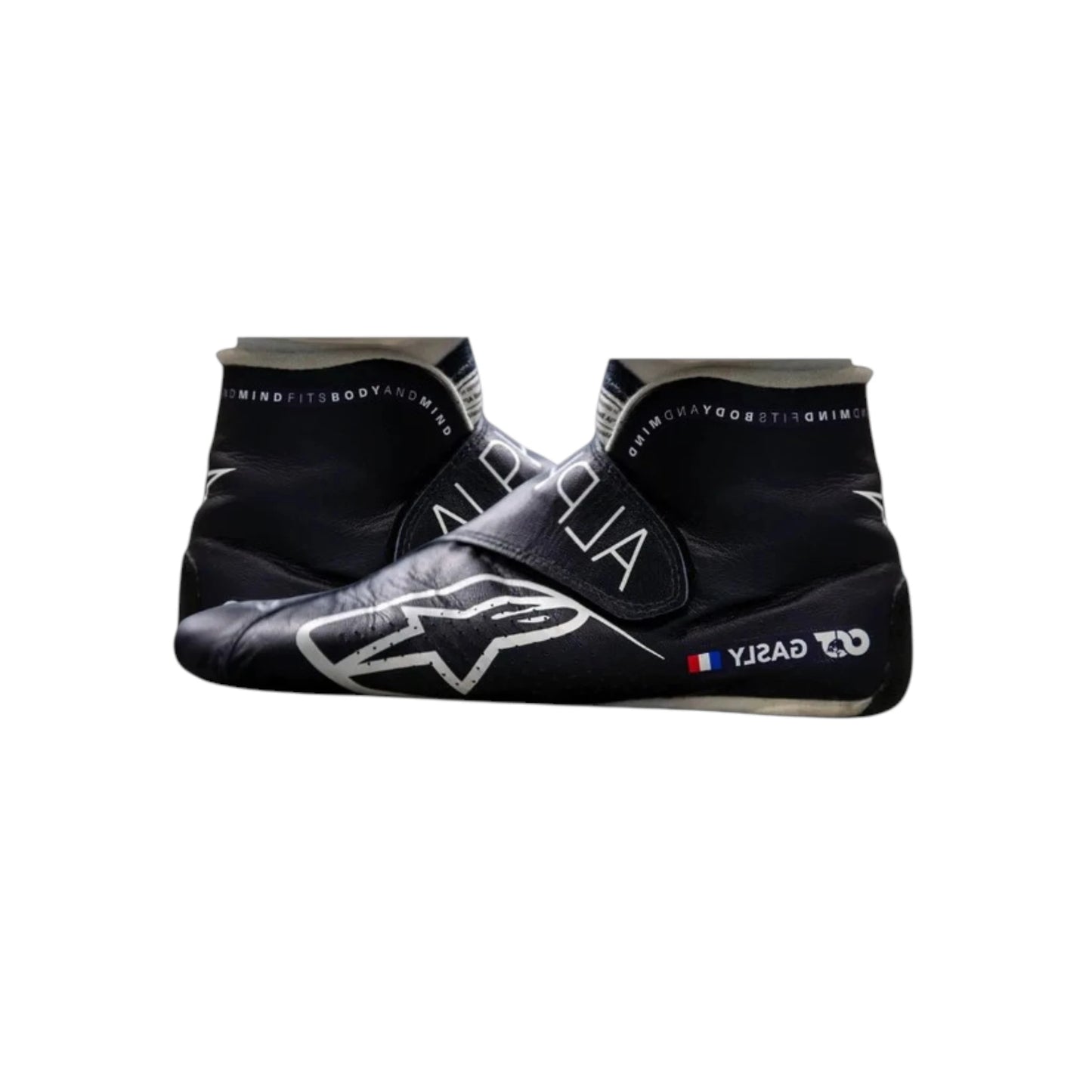 Pierre Gasly 2022 AlphaTauri F1 racing shoes featuring AlphaTauri inspired styling and motorsport detailing