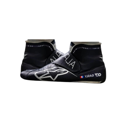Pierre Gasly 2022 AlphaTauri F1 racing shoes featuring AlphaTauri inspired styling and motorsport detailing