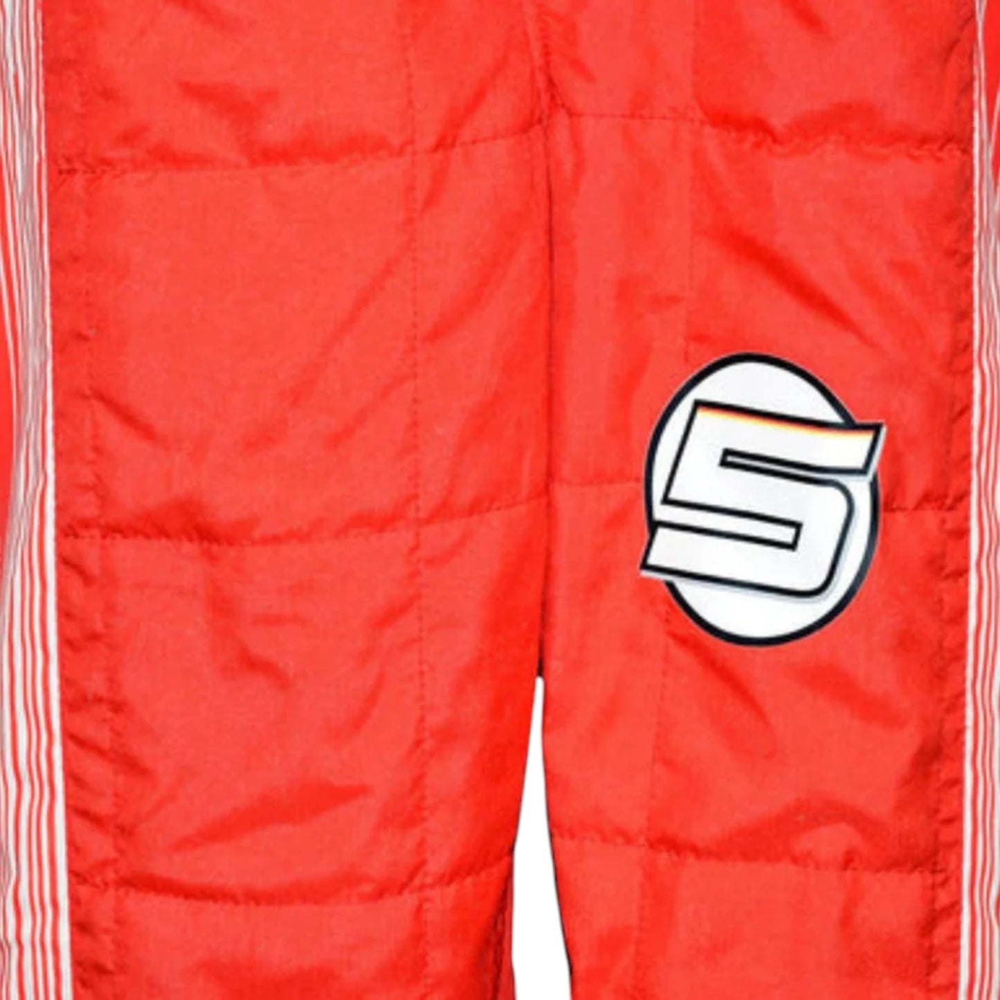 Sebastian Vettel 2018 Ferrari F1 Racing Suit featuring iconic red Ferrari racing graphics and authentic sponsor detailing
