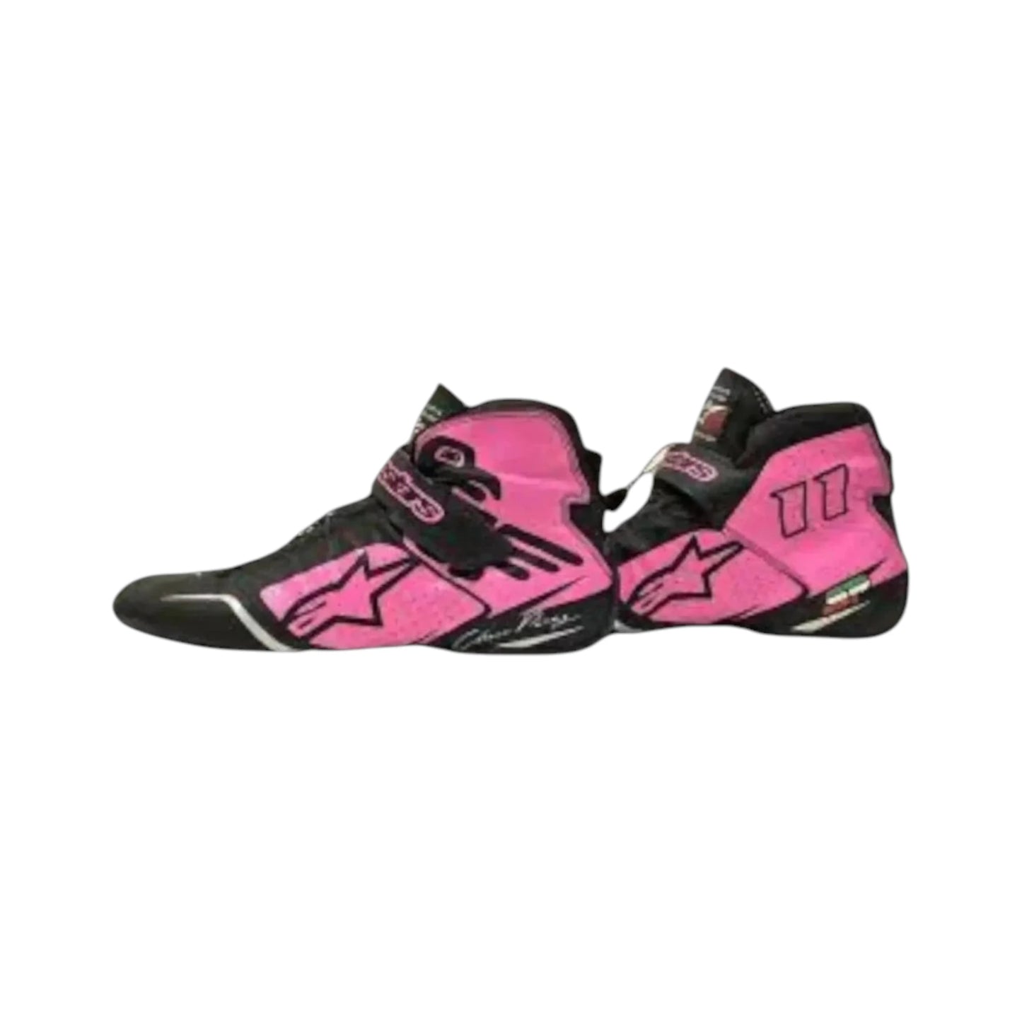Sergio Perez 2017 F1 racing shoes featuring motorsport inspired styling and racing detailing