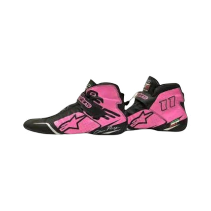 Sergio Perez 2017 F1 racing shoes featuring motorsport inspired styling and racing detailing