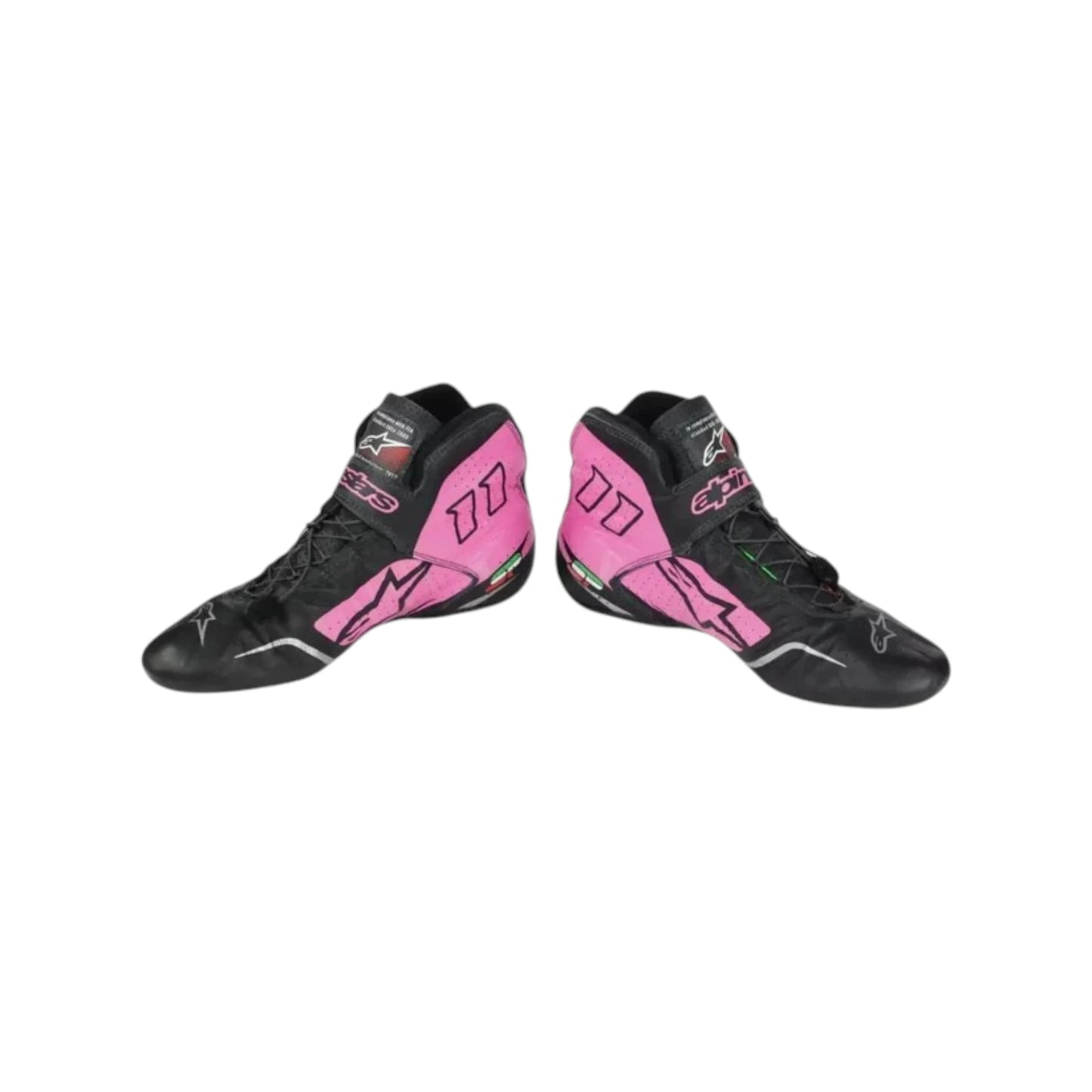 Sergio Perez 2017 F1 racing shoes featuring motorsport inspired styling and racing detailing