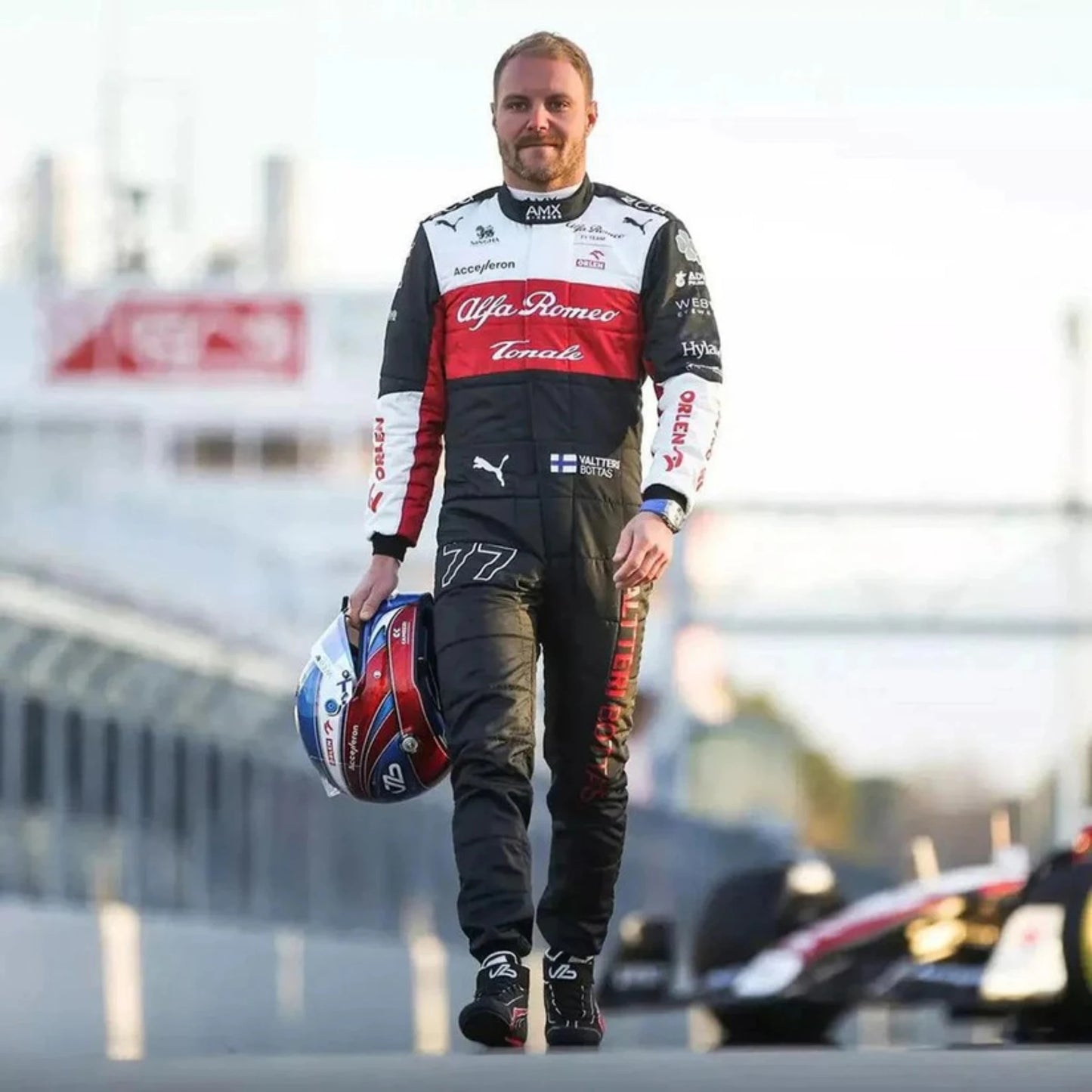 Valtteri Bottas 2022 Alfa Romeo F1 racing shoes featuring Alfa Romeo branding and motorsport detailing